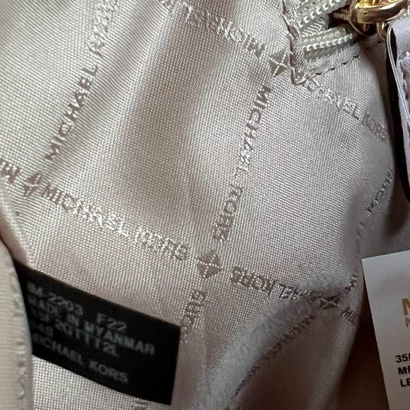 Michael Kors Jet Set Item Medium Front Pocket Shoulder Chain Tote Bag Pink - Picture 11 of 11